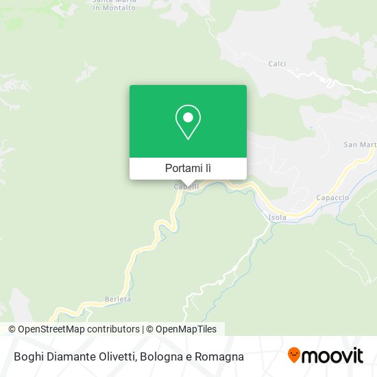 Mappa Boghi Diamante Olivetti