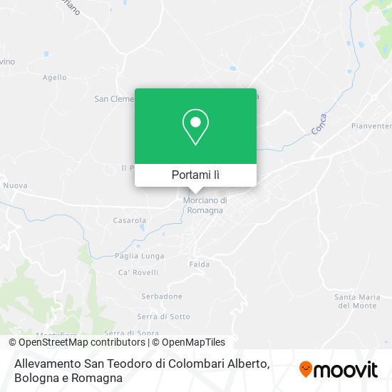 Mappa Allevamento San Teodoro di Colombari Alberto