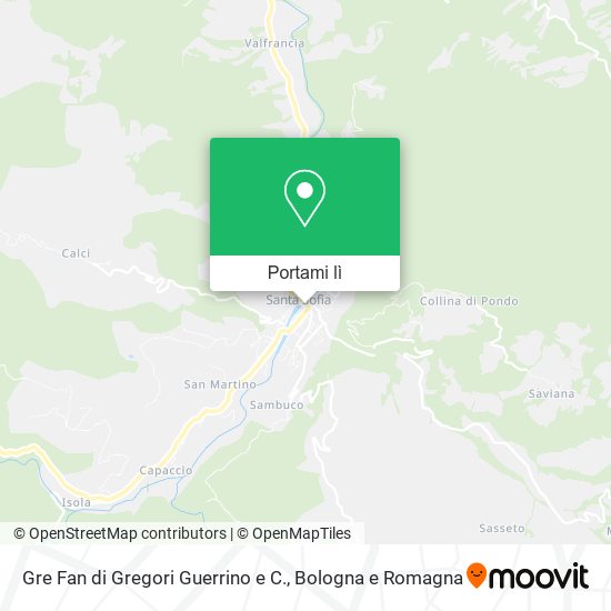 Mappa Gre Fan di Gregori Guerrino e C.