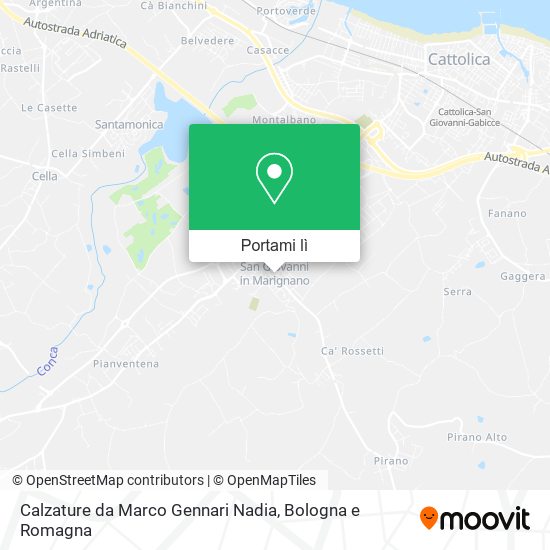 Mappa Calzature da Marco Gennari Nadia
