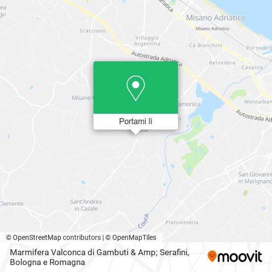 Mappa Marmifera Valconca di Gambuti & Amp; Serafini