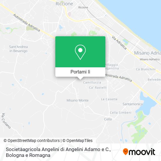 Mappa Societàagricola Angelini di Angelini Adamo e C.