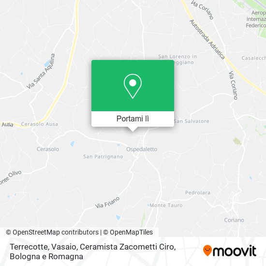 Mappa Terrecotte, Vasaio, Ceramista Zacometti Ciro