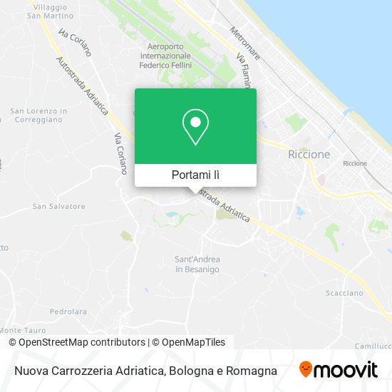 Mappa Nuova Carrozzeria Adriatica