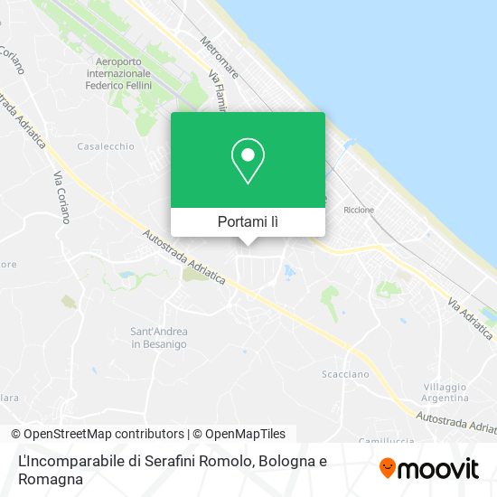 Mappa L'Incomparabile di Serafini Romolo