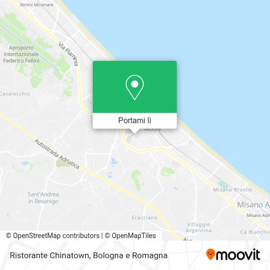 Mappa Ristorante Chinatown