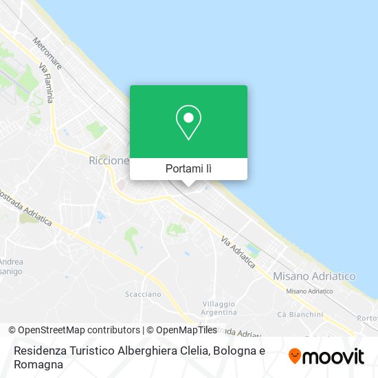 Mappa Residenza Turistico Alberghiera Clelia