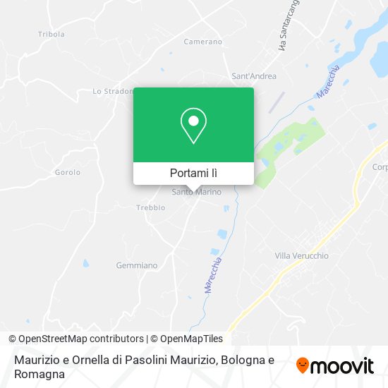 Mappa Maurizio e Ornella di Pasolini Maurizio