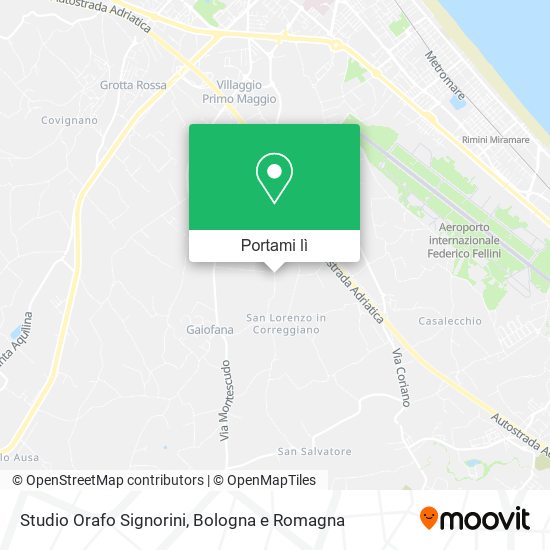 Mappa Studio Orafo Signorini