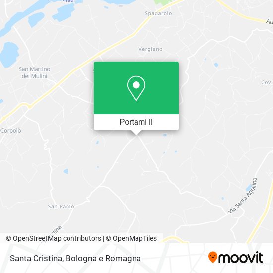 Mappa Santa Cristina
