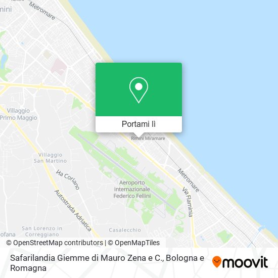 Mappa Safarilandia Giemme di Mauro Zena e C.