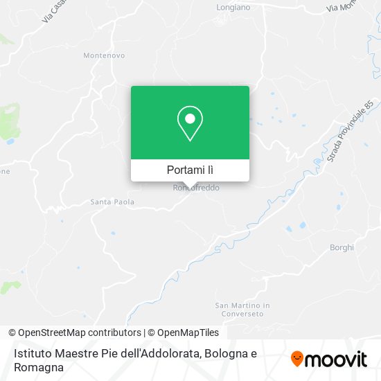 Mappa Istituto Maestre Pie dell'Addolorata