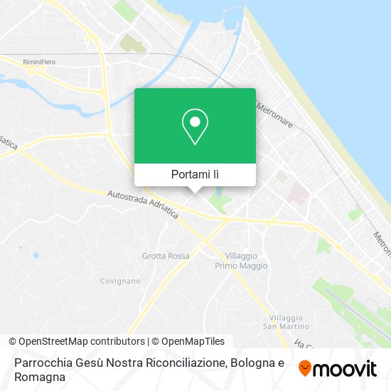 Mappa Parrocchia Gesù Nostra Riconciliazione