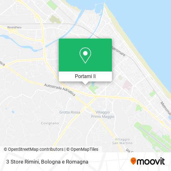 Mappa 3 Store Rimini