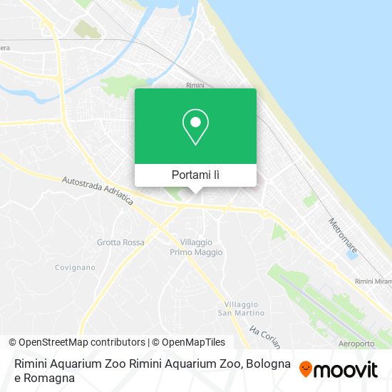 Mappa Rimini Aquarium Zoo Rimini Aquarium Zoo