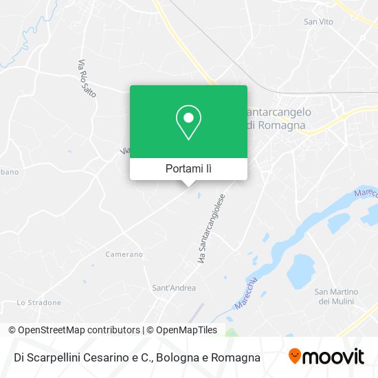 Mappa Di Scarpellini Cesarino e C.