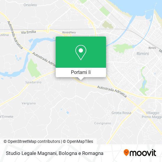Mappa Studio Legale Magnani