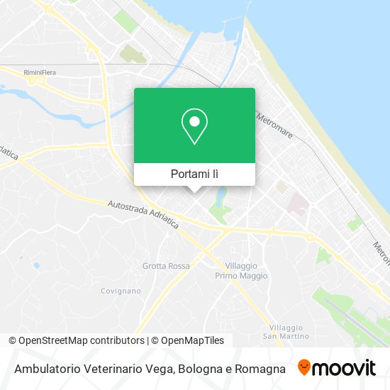 Mappa Ambulatorio Veterinario Vega