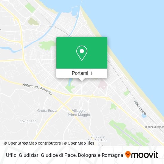 Mappa Uffici Giudiziari Giudice di Pace