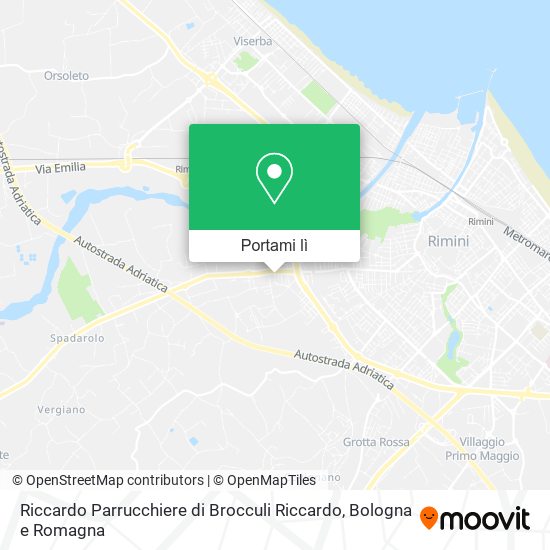 Mappa Riccardo Parrucchiere di Brocculi Riccardo