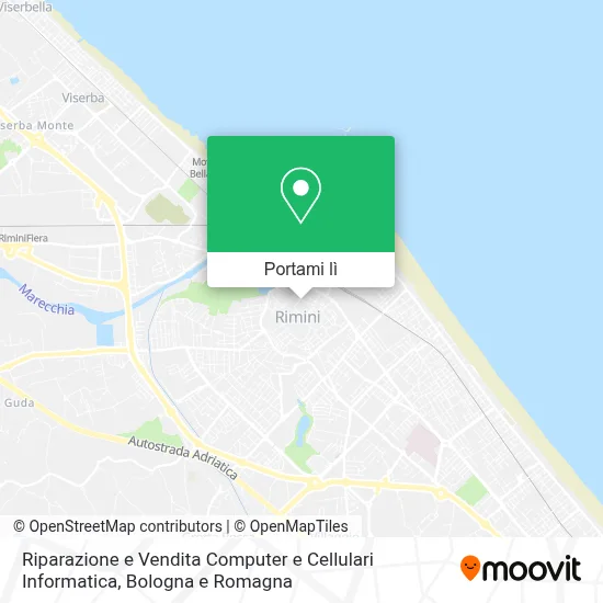 Mappa Riparazione e Vendita Computer e Cellulari Informatica