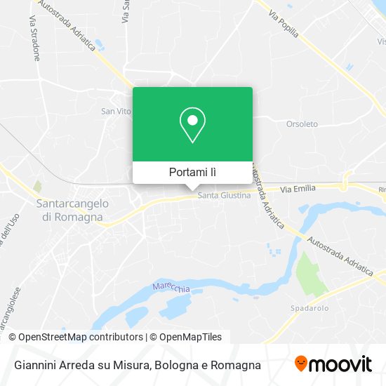 Mappa Giannini Arreda su Misura