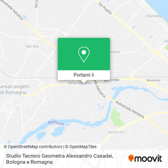 Mappa Studio Tecnico Geometra Alessandro Casadei