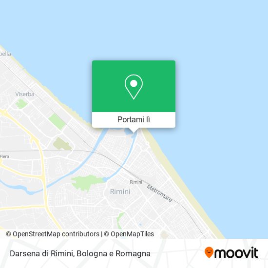 Mappa Darsena di Rimini
