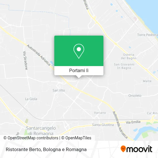 Mappa Ristorante Berto