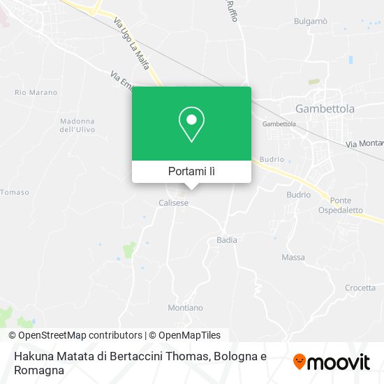 Mappa Hakuna Matata di Bertaccini Thomas