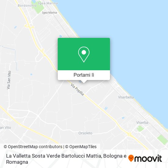 Mappa La Valletta Sosta Verde Bartolucci Mattia
