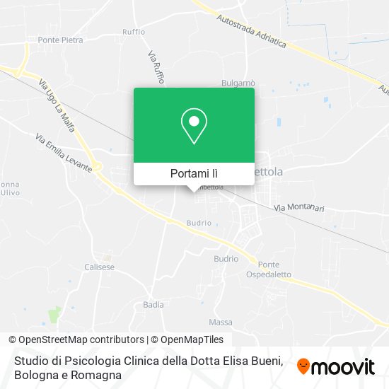 Mappa Studio di Psicologia Clinica della Dotta Elisa Bueni