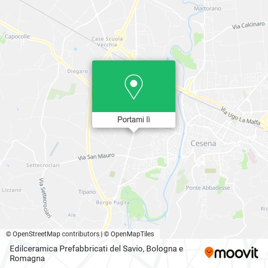 Mappa Edilceramica Prefabbricati del Savio