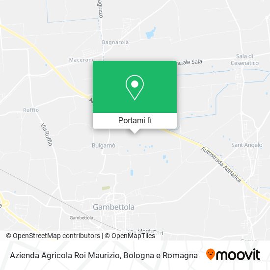 Mappa Azienda Agricola Roi Maurizio