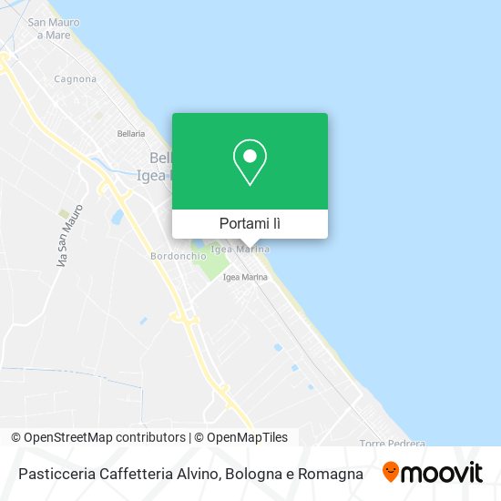 Mappa Pasticceria Caffetteria Alvino