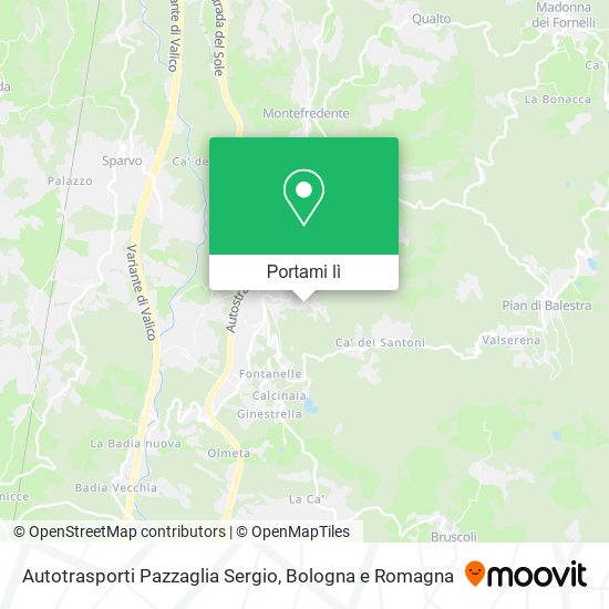 Mappa Autotrasporti Pazzaglia Sergio