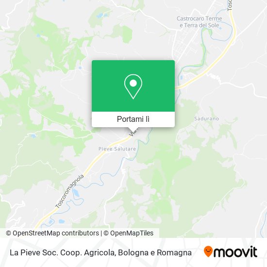 Mappa La Pieve Soc. Coop. Agricola