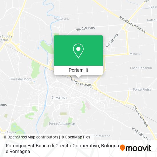 Mappa Romagna Est Banca di Credito Cooperativo