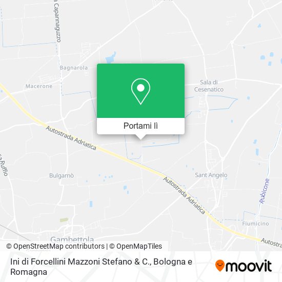 Mappa Ini di Forcellini Mazzoni Stefano & C.