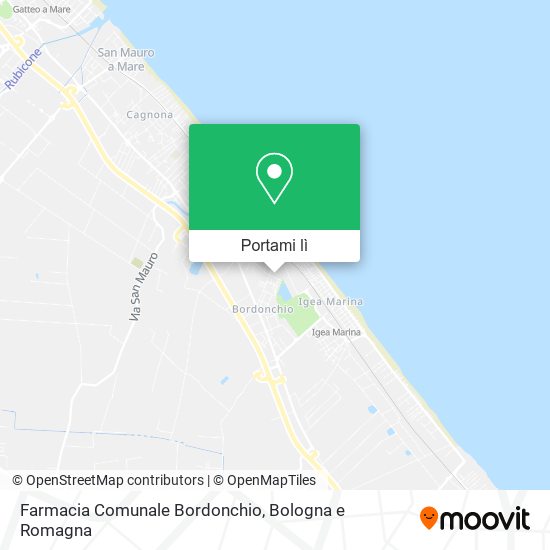 Mappa Farmacia Comunale Bordonchio