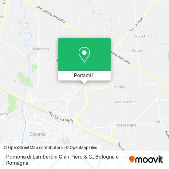 Mappa Pomona di Lambertini Gian Piero & C.