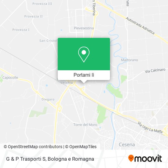 Mappa G & P Trasporti S