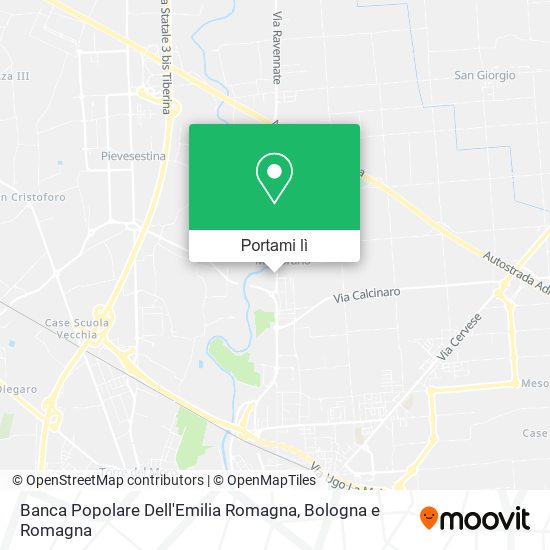 Mappa Banca Popolare Dell'Emilia Romagna