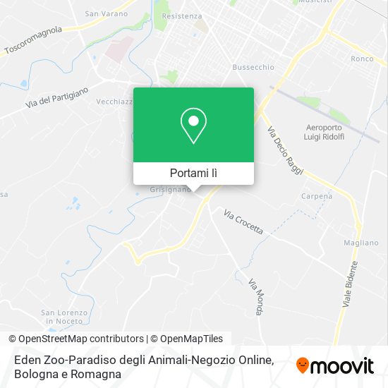 Mappa Eden Zoo-Paradiso degli Animali-Negozio Online