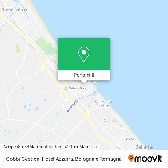 Mappa Gobbi Gestioni Hotel Azzurra