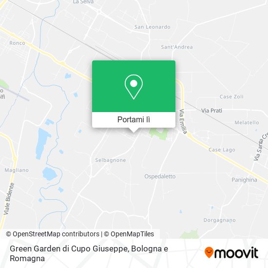 Mappa Green Garden di Cupo Giuseppe
