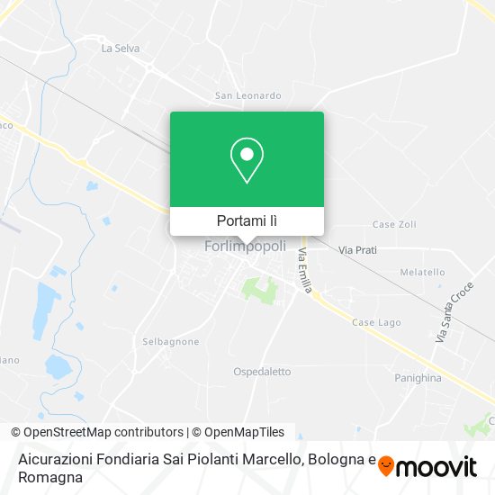 Mappa Aicurazioni Fondiaria Sai Piolanti Marcello