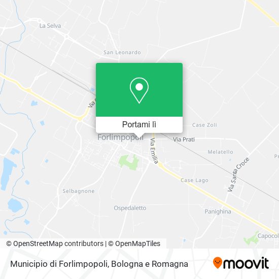 Mappa Municipio di Forlimpopoli