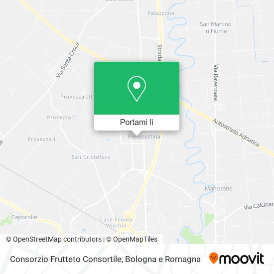 Mappa Consorzio Frutteto Consortile