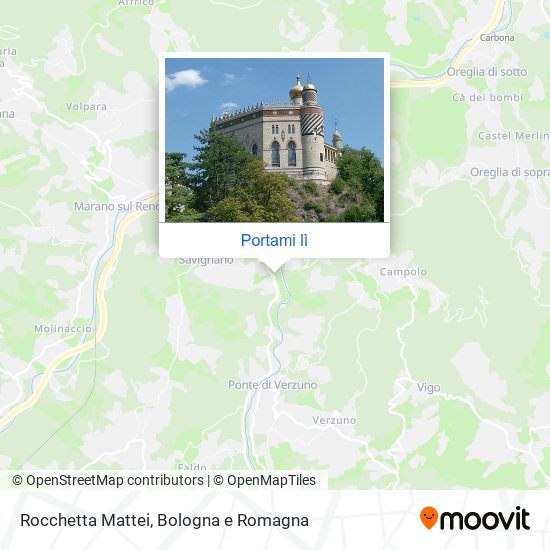 Mappa Rocchetta Mattei